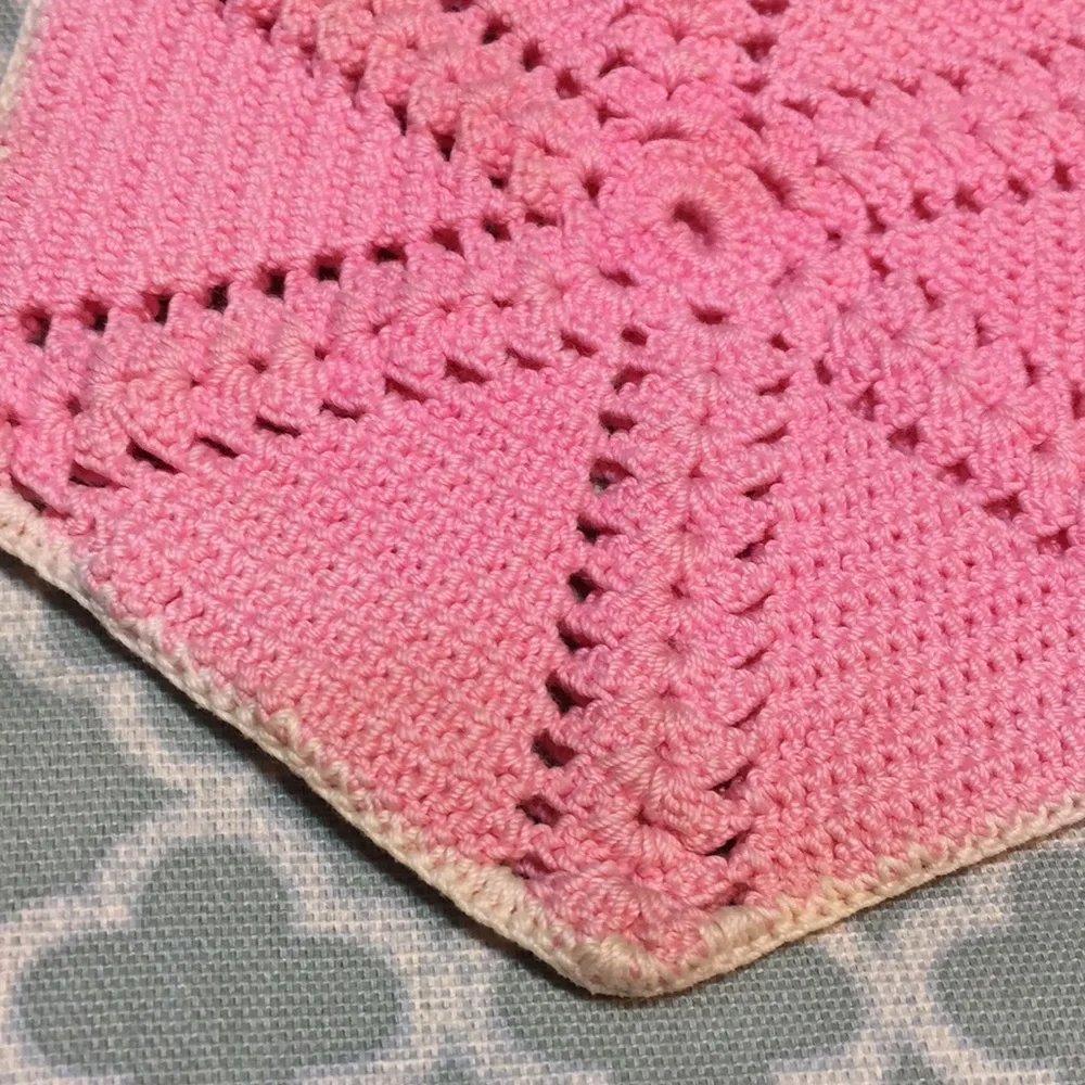 Vintage Crochet/Knit Hot Pad